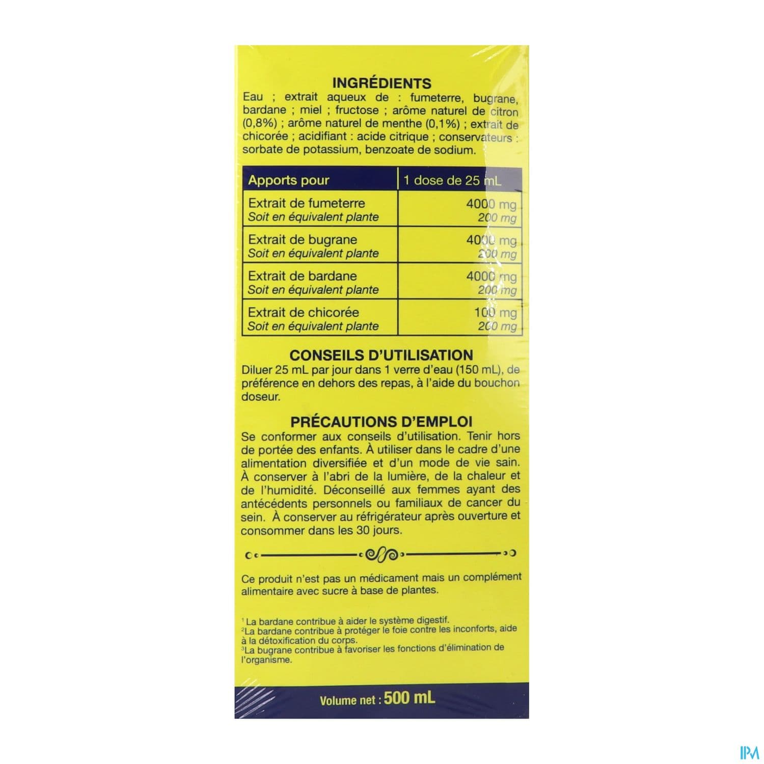 SCHOUM DIGESTION 500ML+TIS BIO OFF