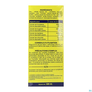 SCHOUM DIGESTION 500ML+TIS BIO OFF