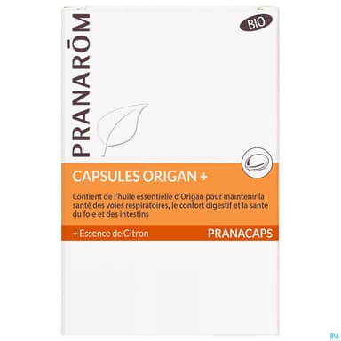 PRANAROM PRANACAPS ORIGAN+ CAP30