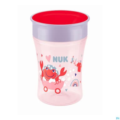 Nuk Tasse Magic Cup 360 Silicone Fille 8m+