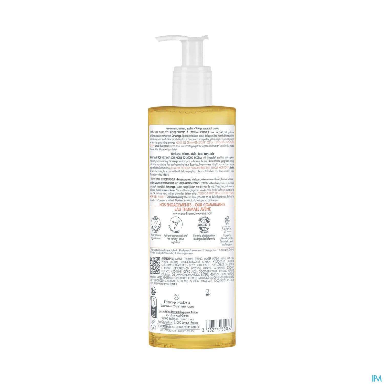 AVENE XERACALM AD HLE LAVANT 400ML