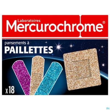 Mercurochrome Pansement A Paillettes X18