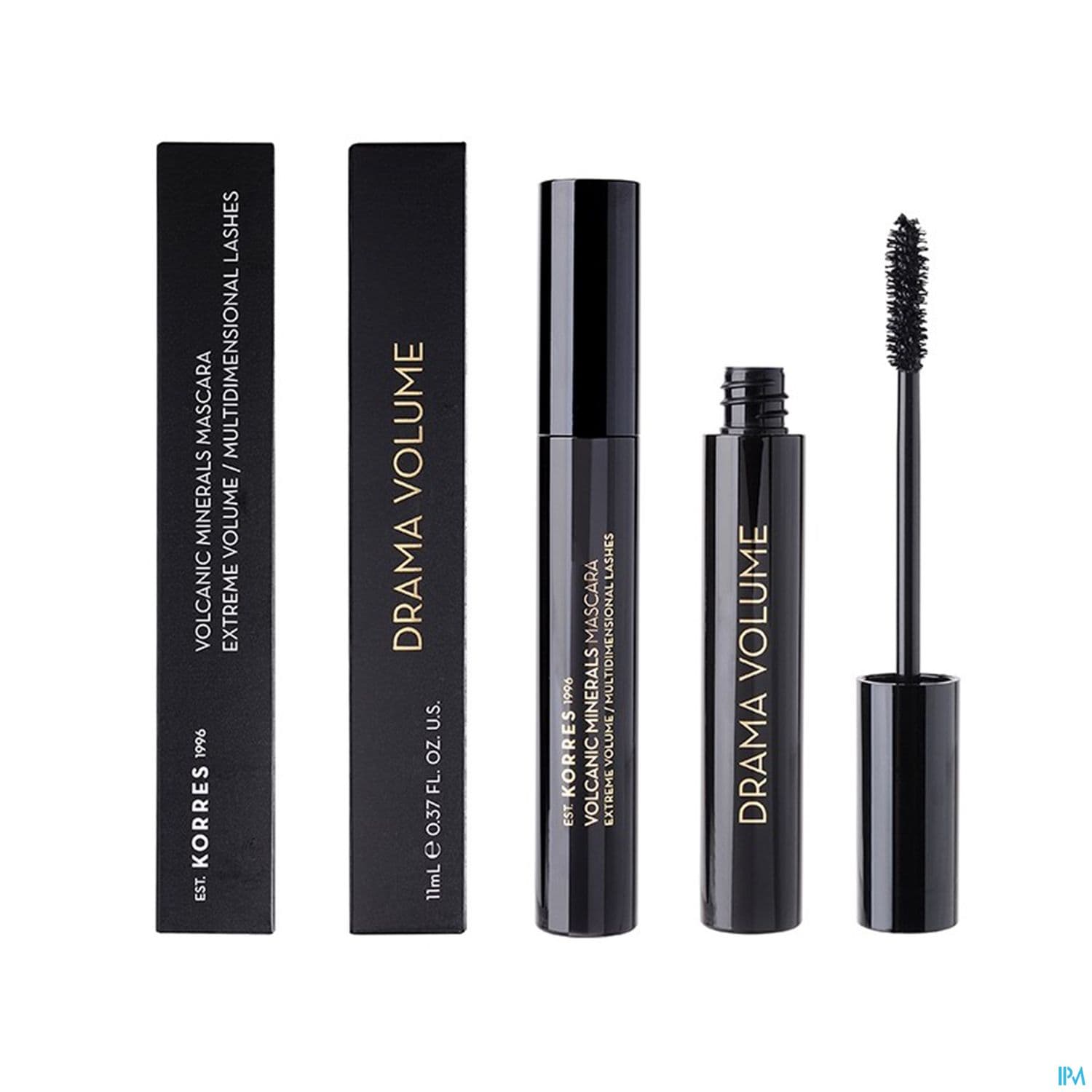 KORRES MASCARA DRAMA NOIR MINI 01