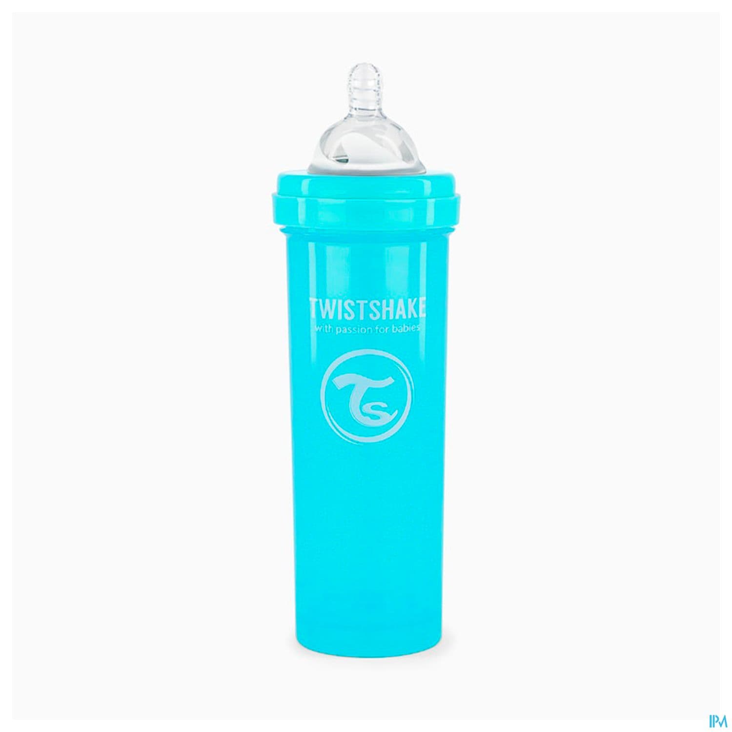 TWISTSHAKE BIB 330ML BLEU PAST 4M+