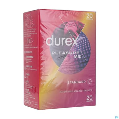 Durex Pleasure Me Preservatif 20