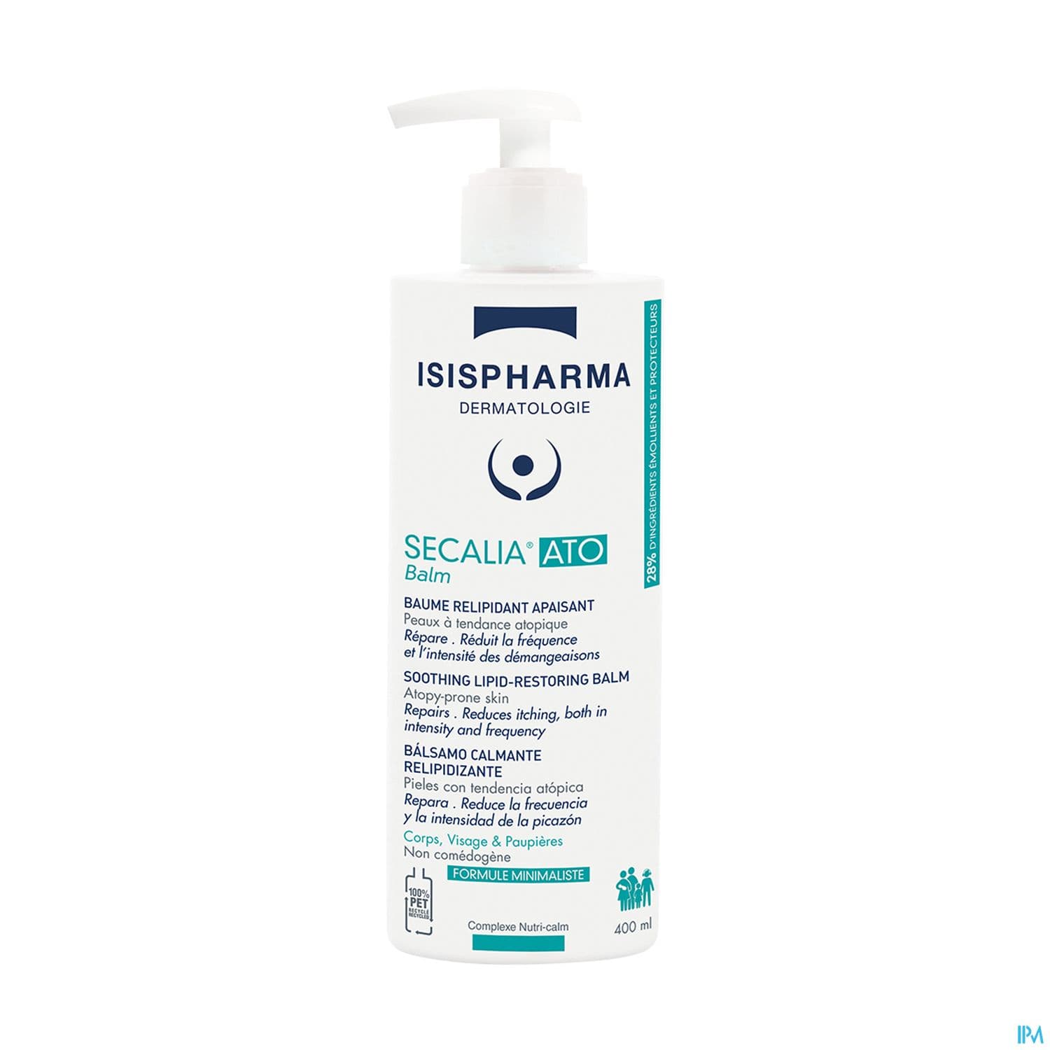 Isispharma Secalia Ato Balm Baume Relipidant Apaisant 400ml