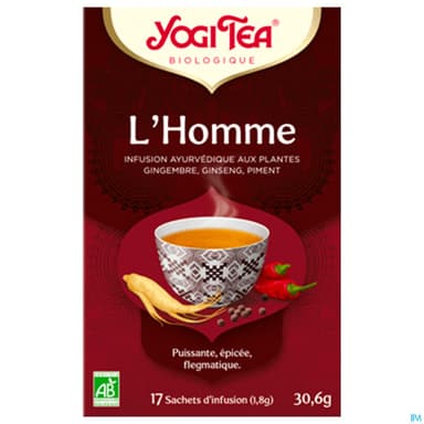 Yogi Tea Homme Bio Infusette 2g 17