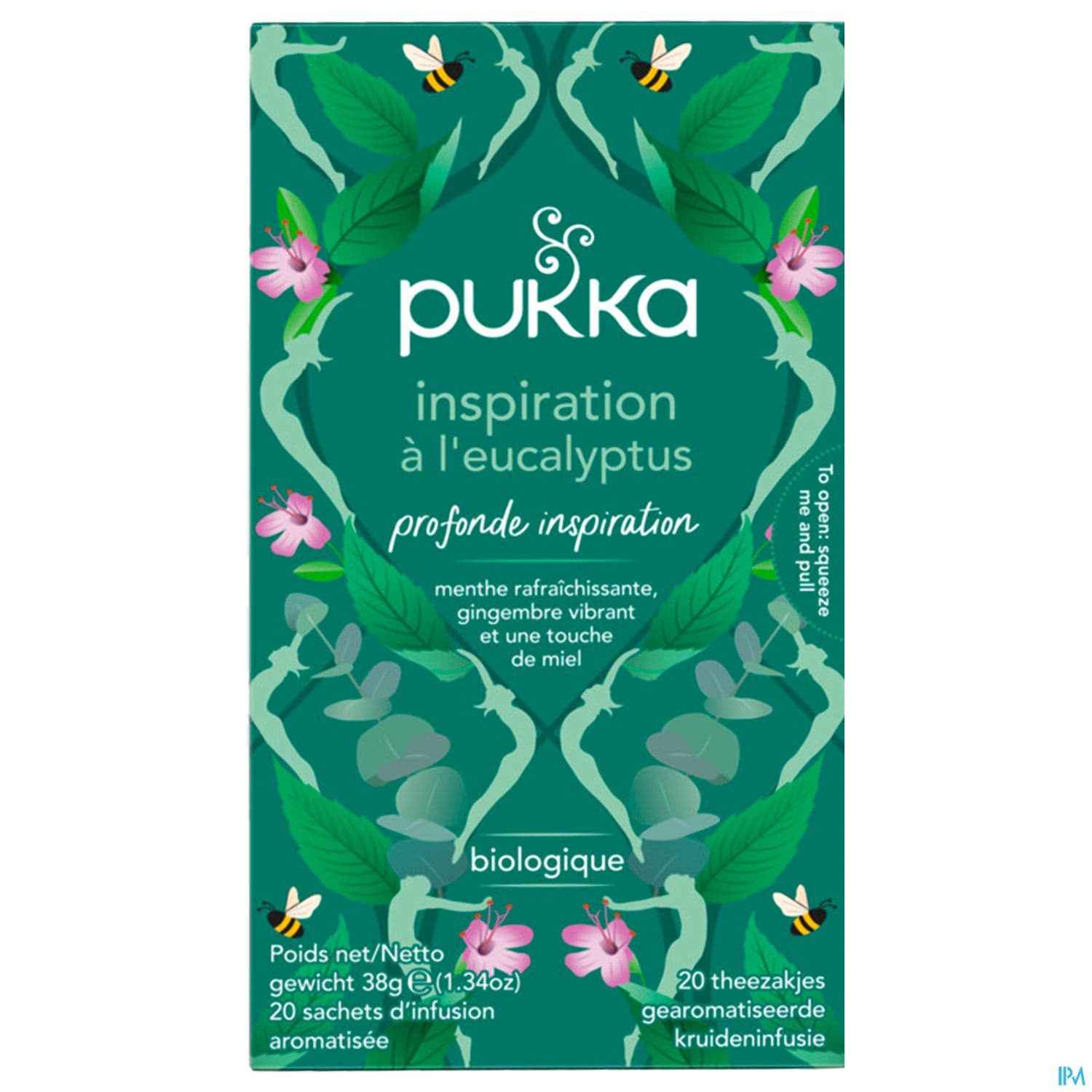 Pukka Infusion Inspiration A l'eucalyptus Bio Sachet 20