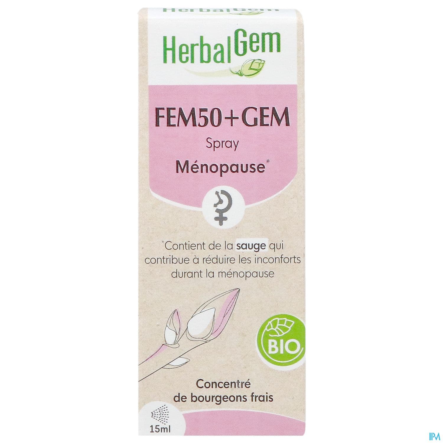 HERBALGEM FEM50+GEM BIO 15ML