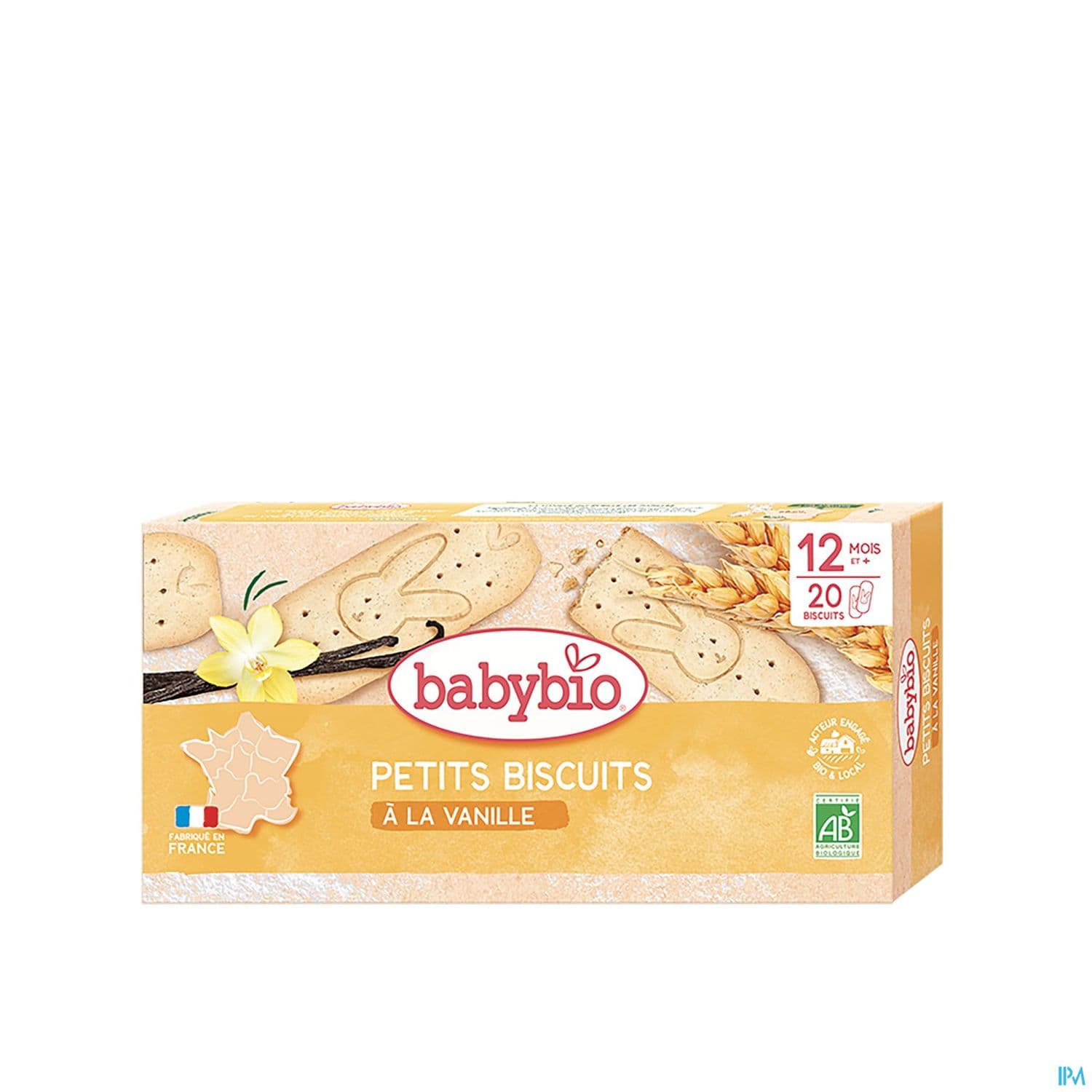 BABYBIO PETIT BISCUITS VANILL 160G — Pharmacie Rocade by Nexum