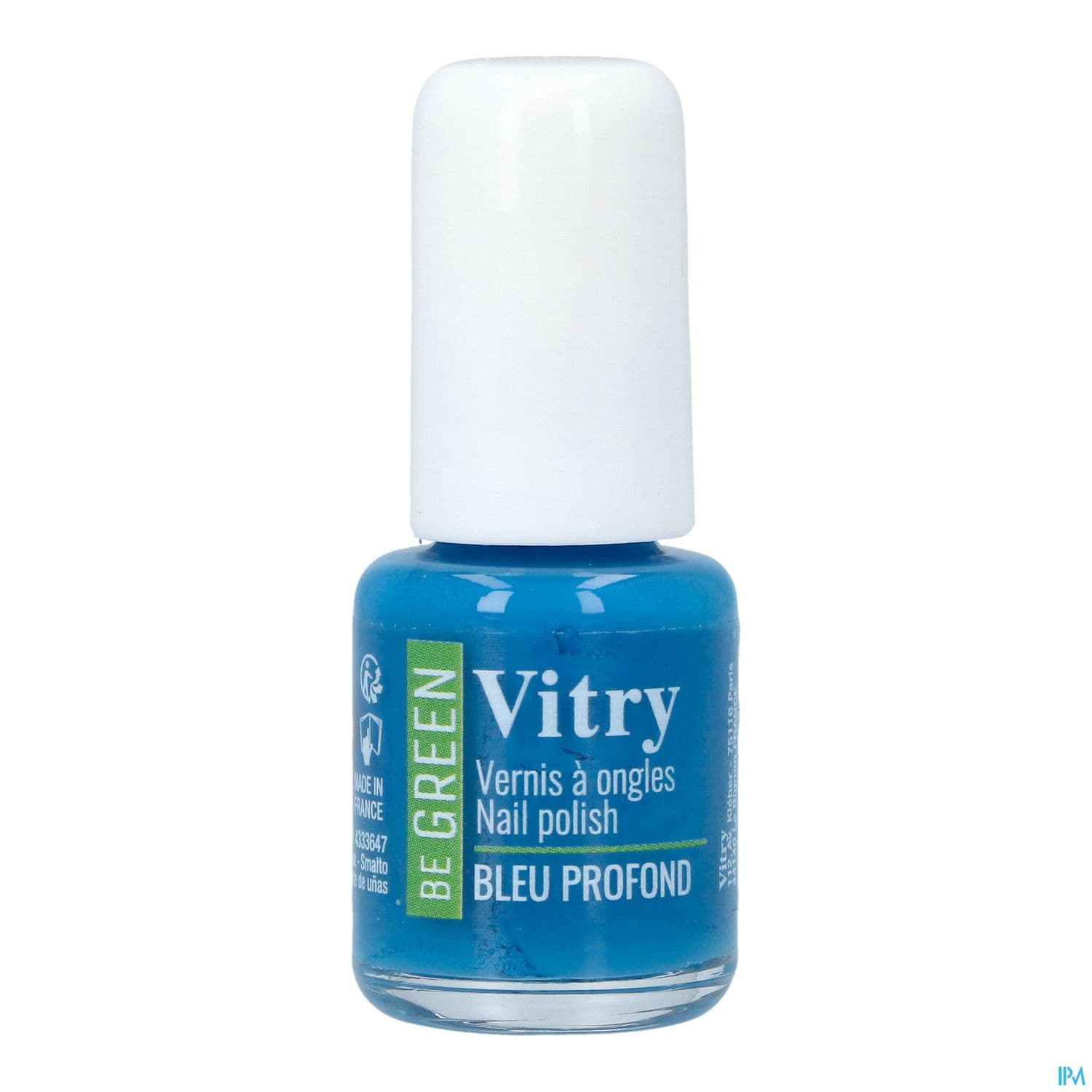 Vitry Be Green Vernis Ongles Bleu Profond 6ml