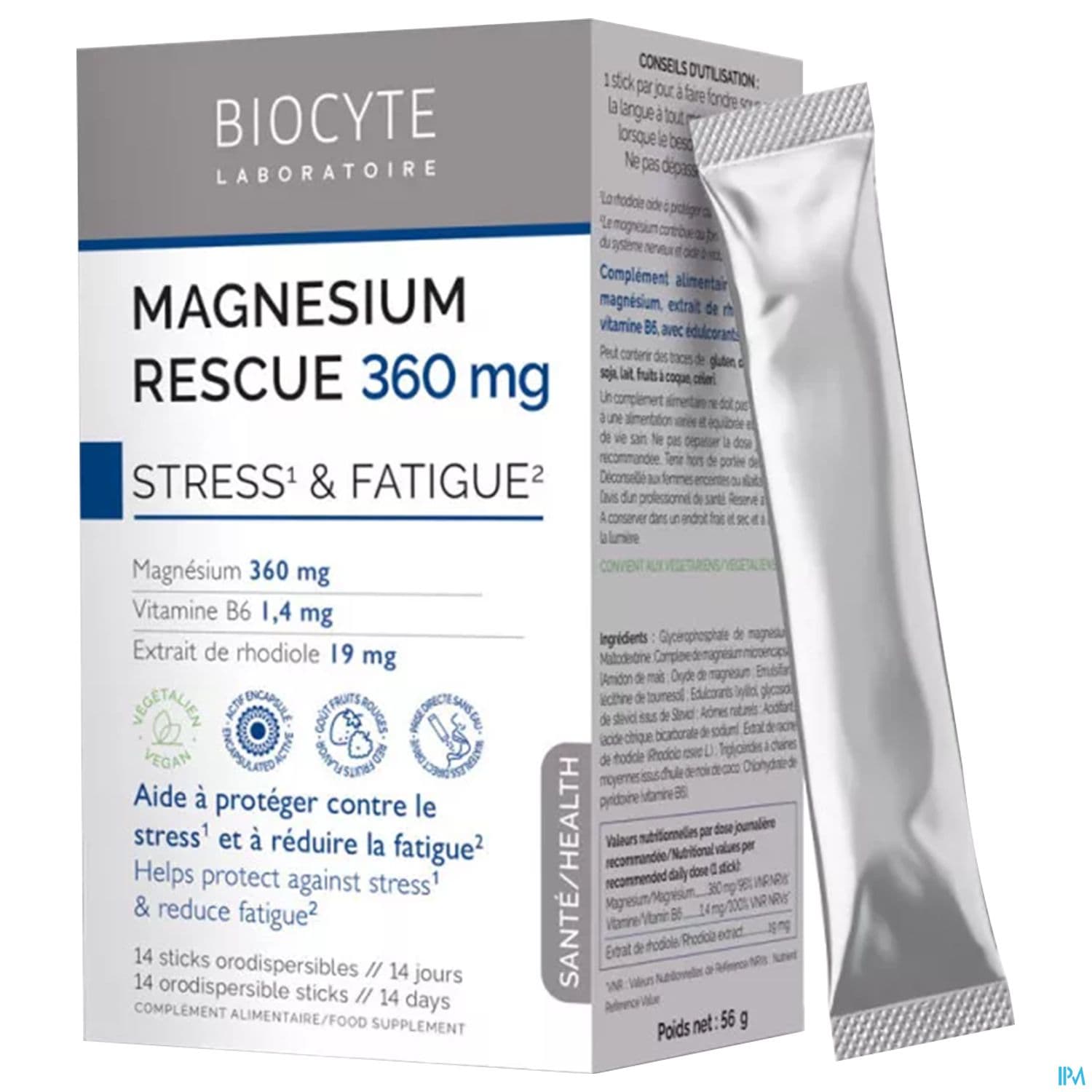 BIOCYTE MAGNES RESCUE 360MG SACH14
