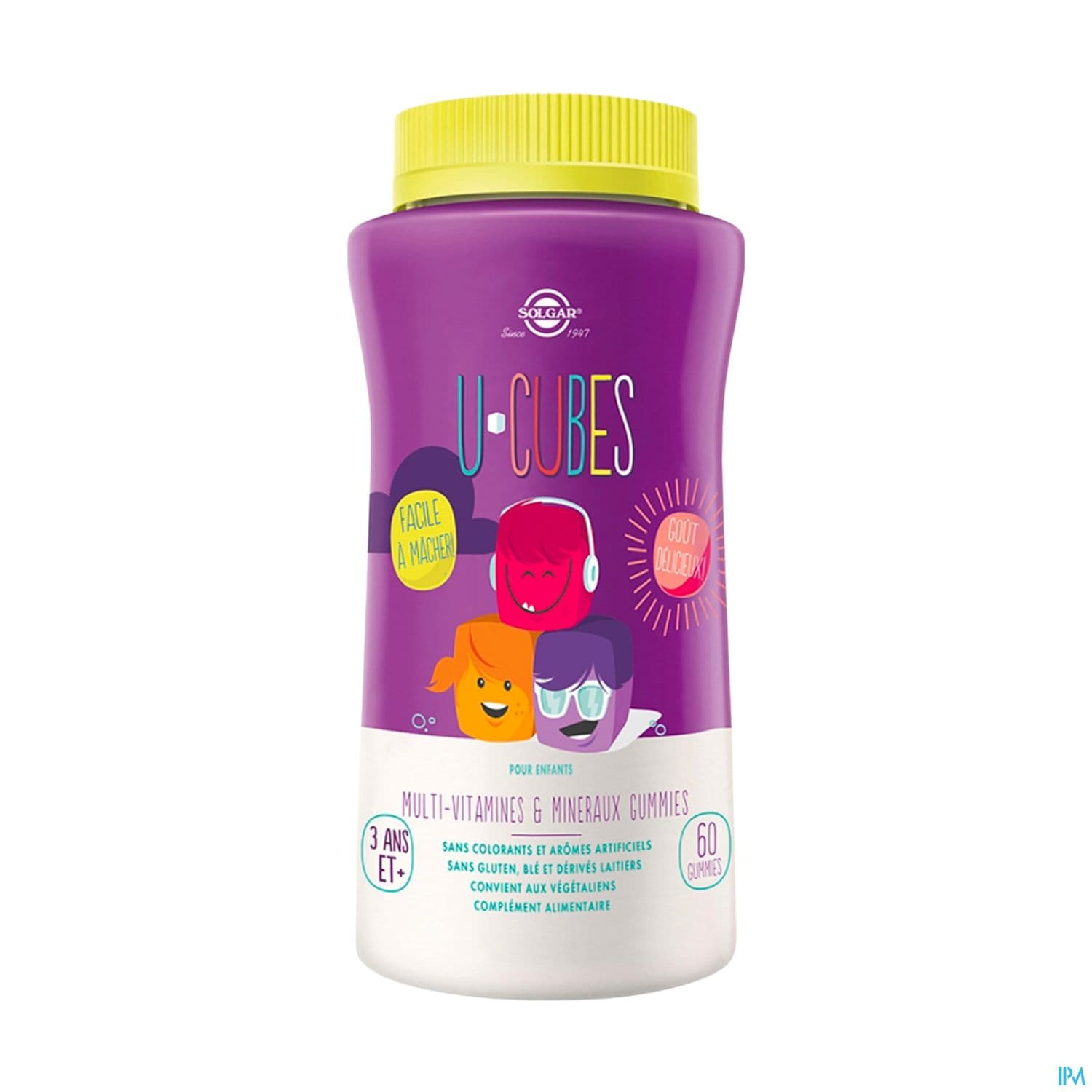Solgar U Cubes Multivit Mineraux Enfant Gommes 60