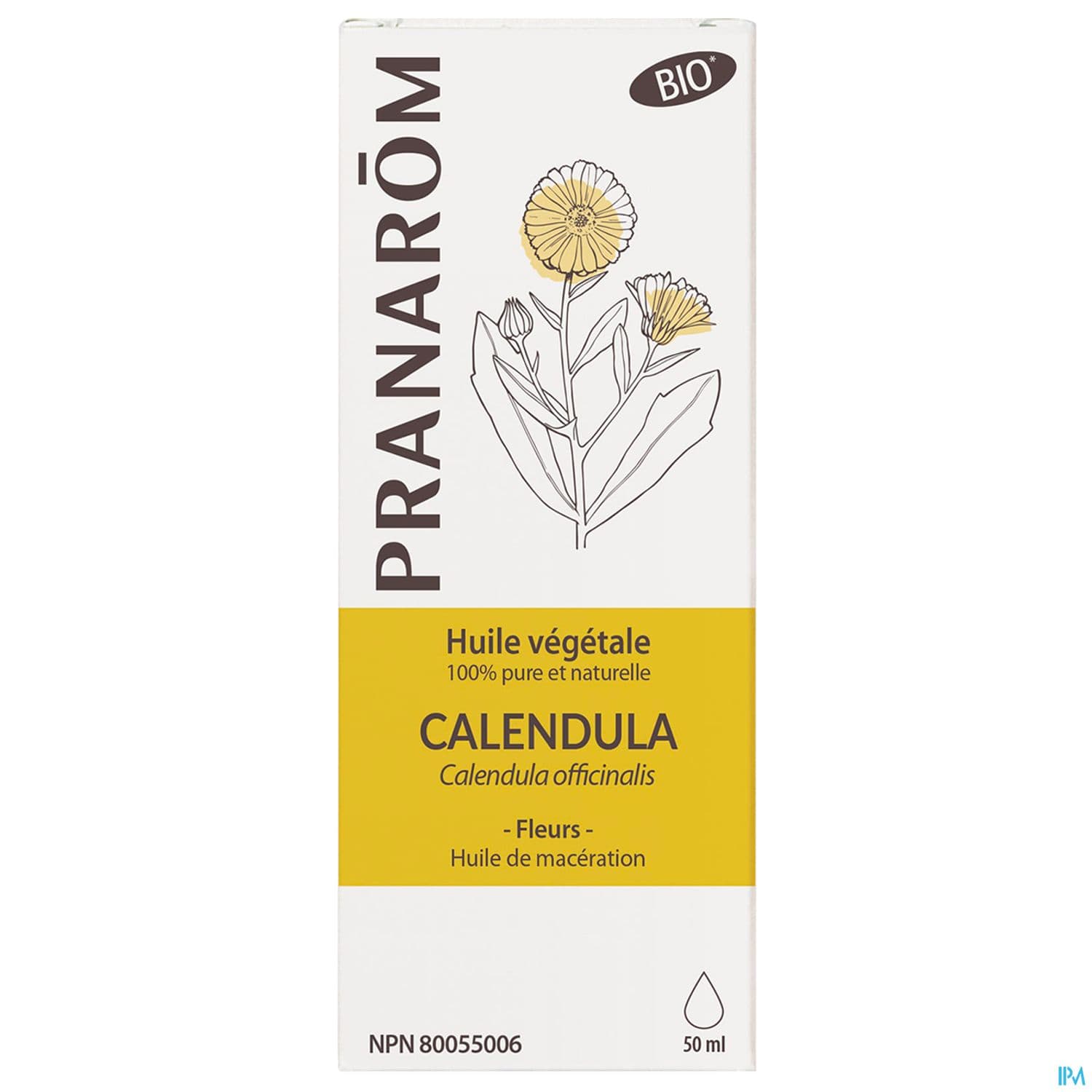 Pranarom Huile Vegetale Bio Calendula 50ml