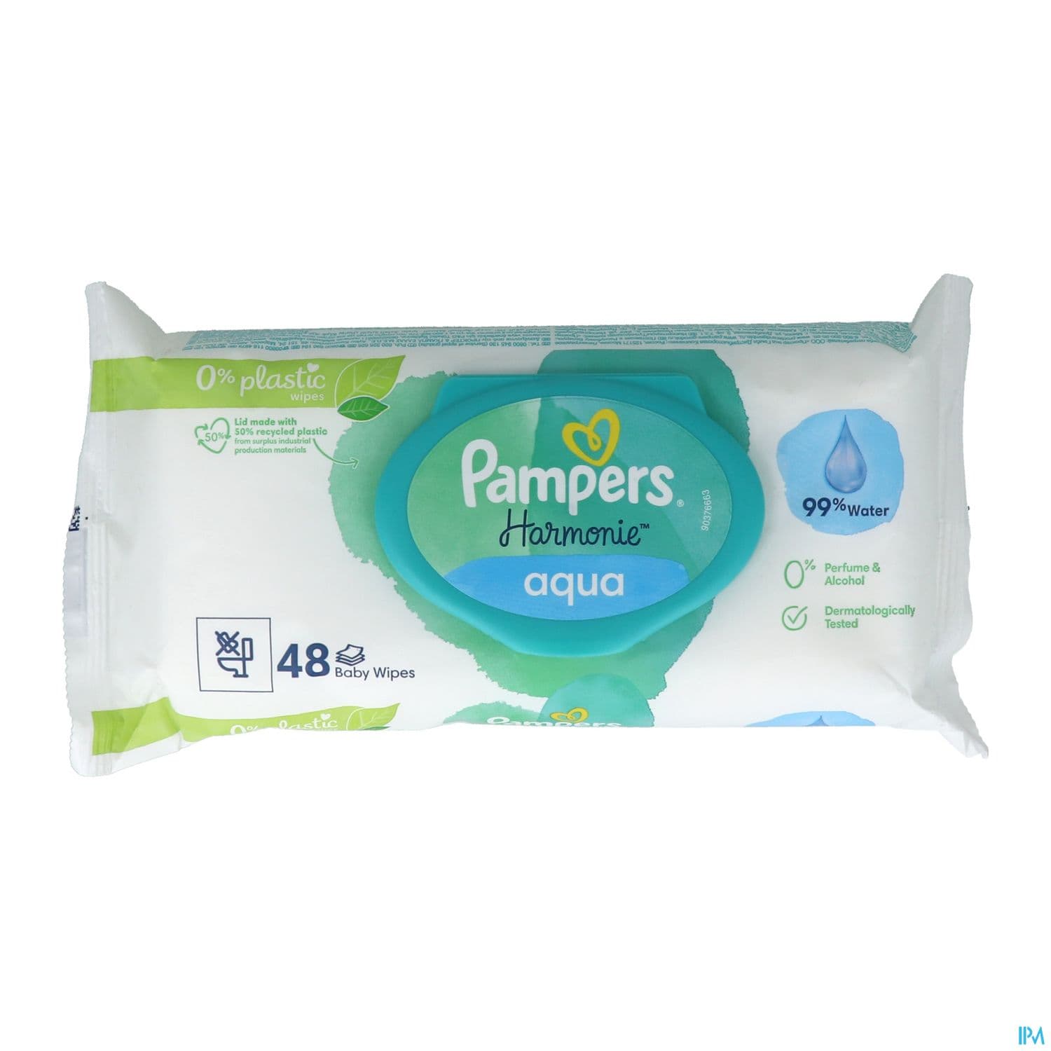 PAMPERS HARMONIE AQUA 0% LINGET 48
