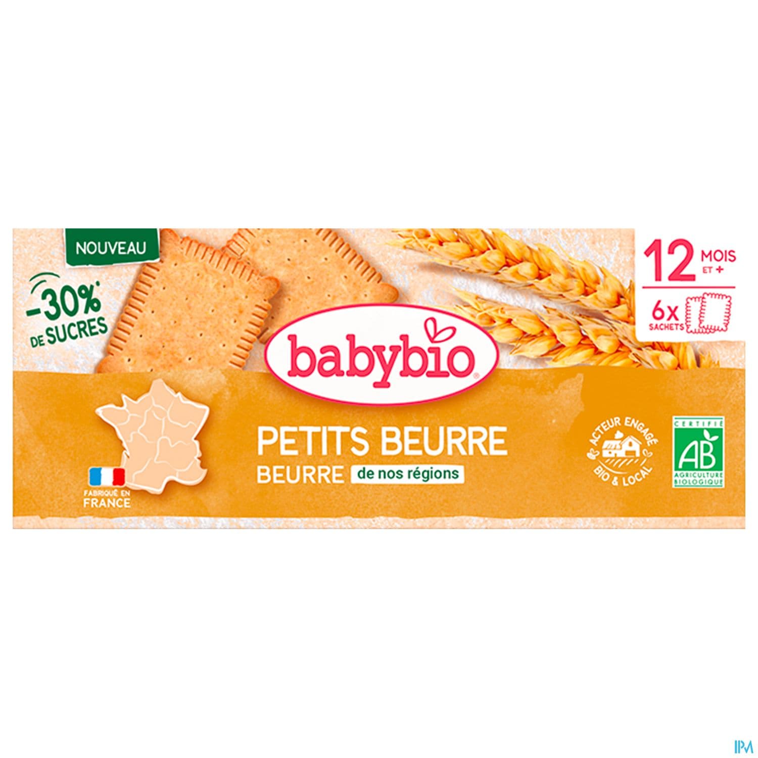 BABYBIO PETIT BISCUIT BEURRE 120G