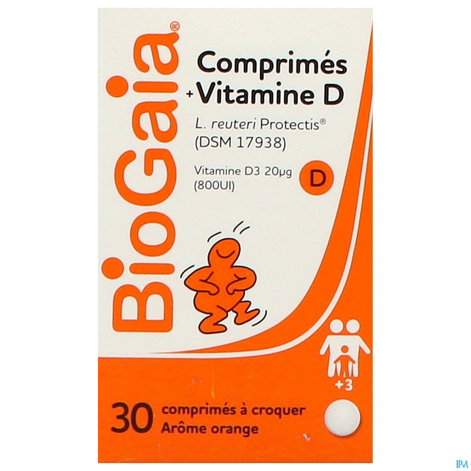 Biogaia Vitamine D Orange Comprime A Croquer 30