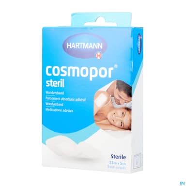 Hartmann Cosmopor Sterile Pansement Adhesif 7cm2 X 5cm 5