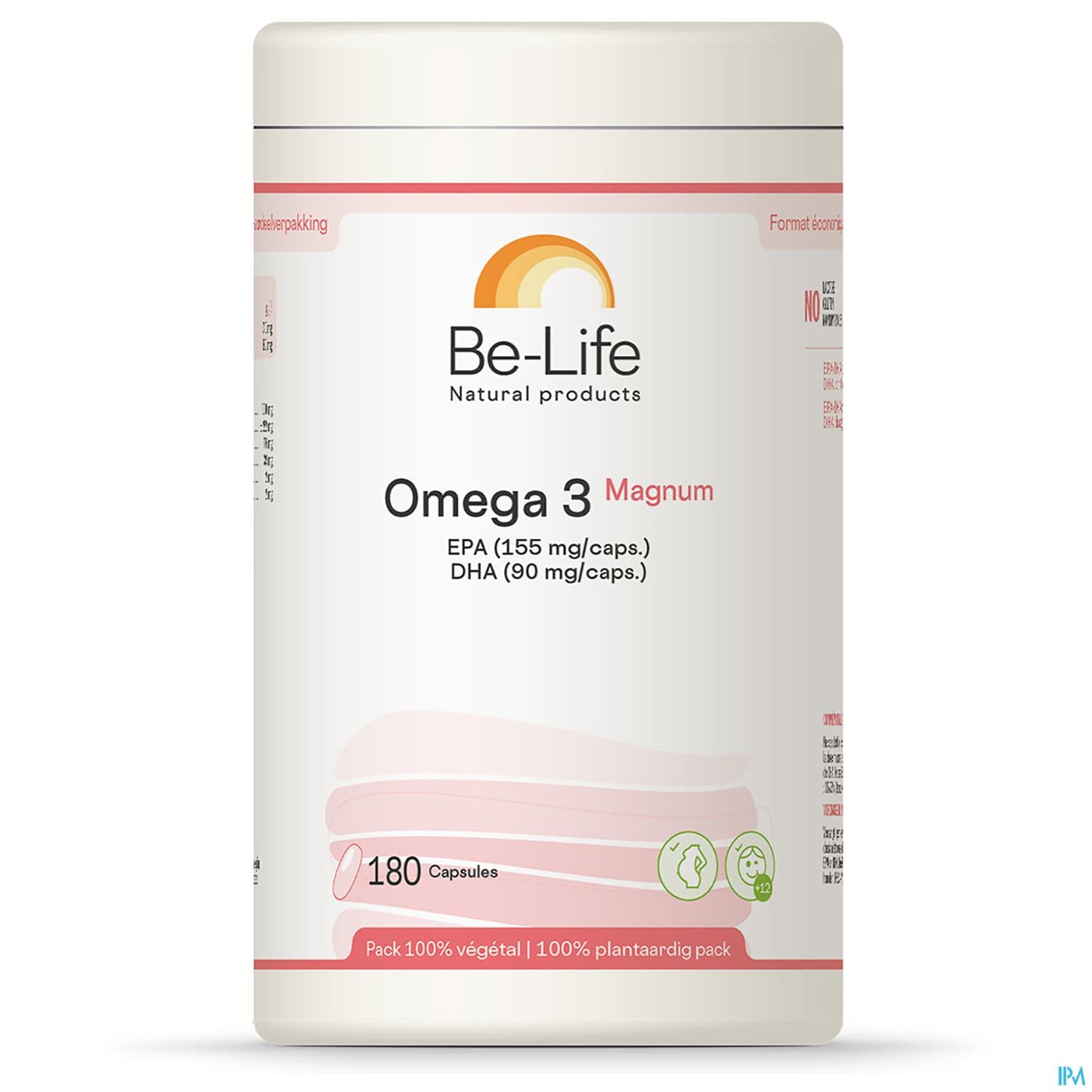 BE-LIFE OMEGA3 M CAPS 180 — Grande Pharmacie de la Gare - Sartrouville