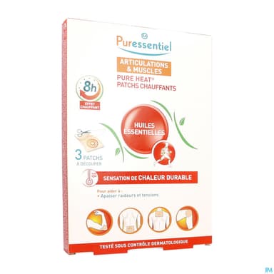 Puressentiel Patch Chauffant Pure Heat Articulations Muscles X3