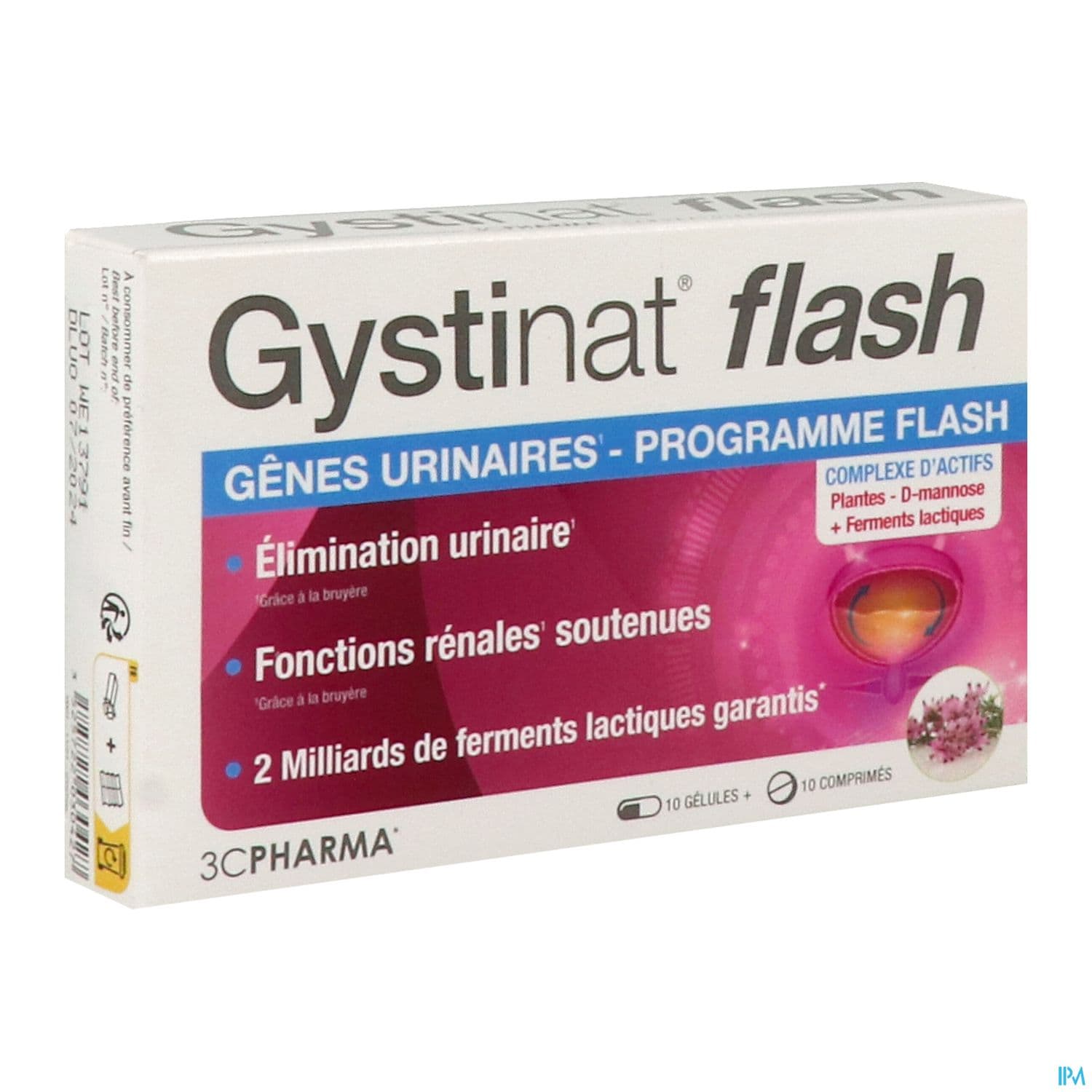 3C PHARMA GYSTINAT FLASH CPR+GELUL