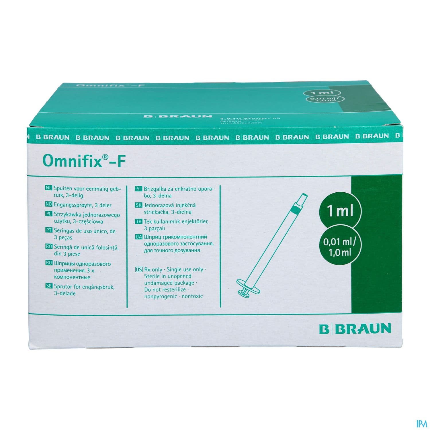 Omnifix Seringue Tuberculine Solo F 1ml