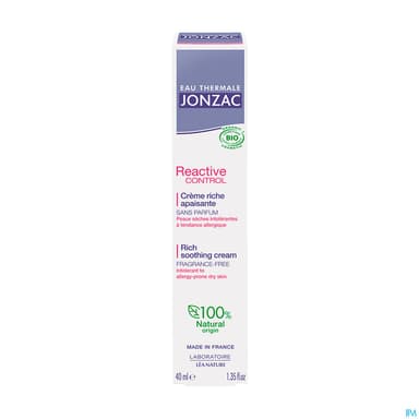 JONZAC REAC CONTROL CR RICHE 40ML