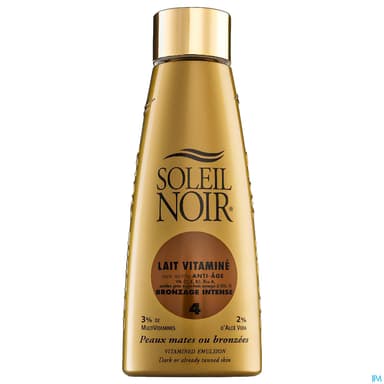 Soleil Noir Lait Vitamine Ip 4 Bronzage Intense Spray 150ml
