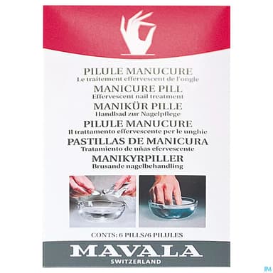 MAVALA PILULE EFFERV MANUCURE X6