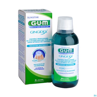 Gum Gingidex 0.06 Bain De Bouche Sans Alcool 300ml