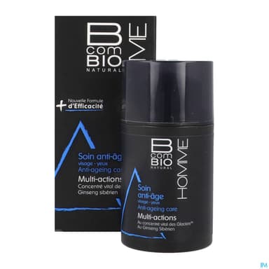Bcombio Homme Soin Antirides Fortifiant Flacon Pompe 50ml
