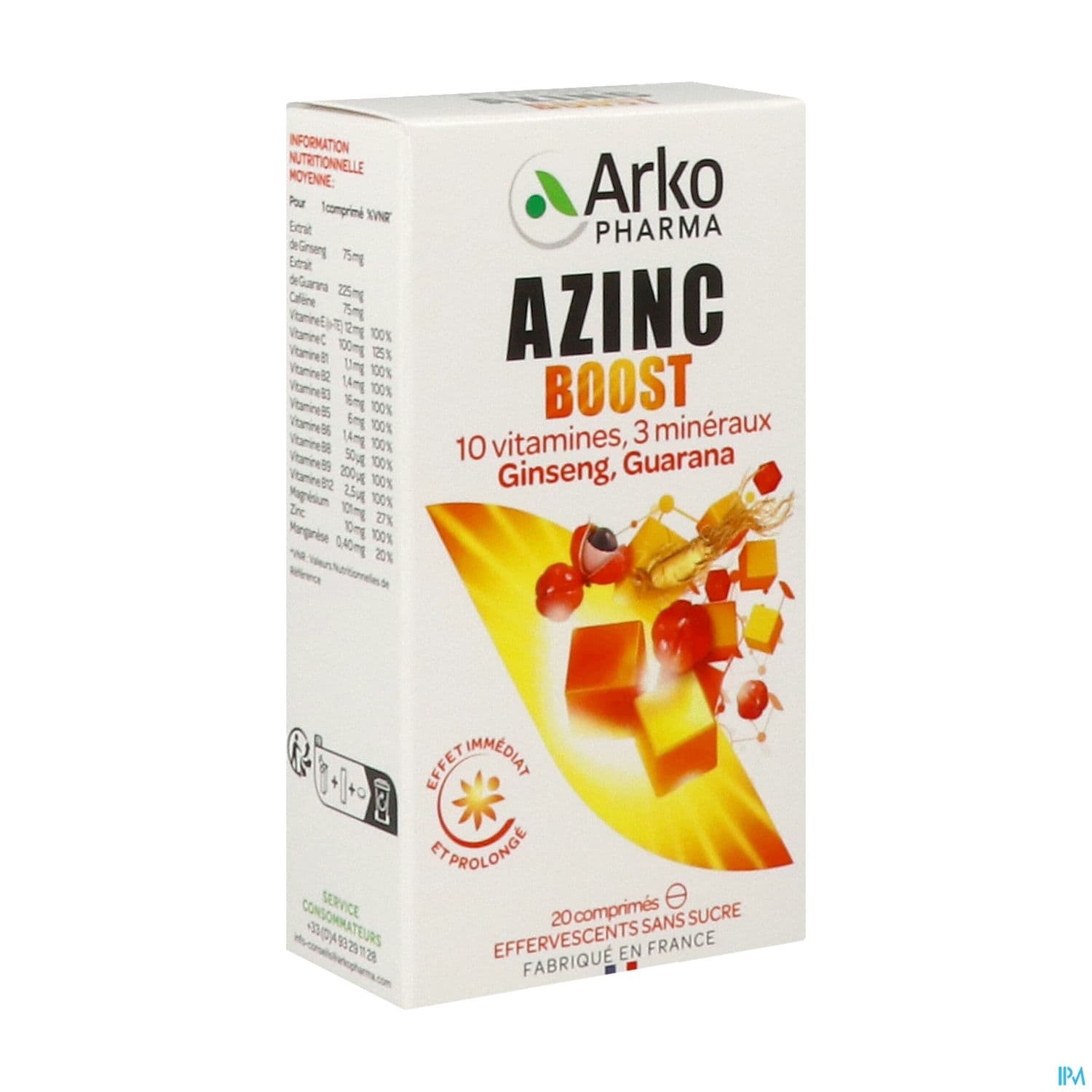 AZINC BOOST CPR EFFERV 20