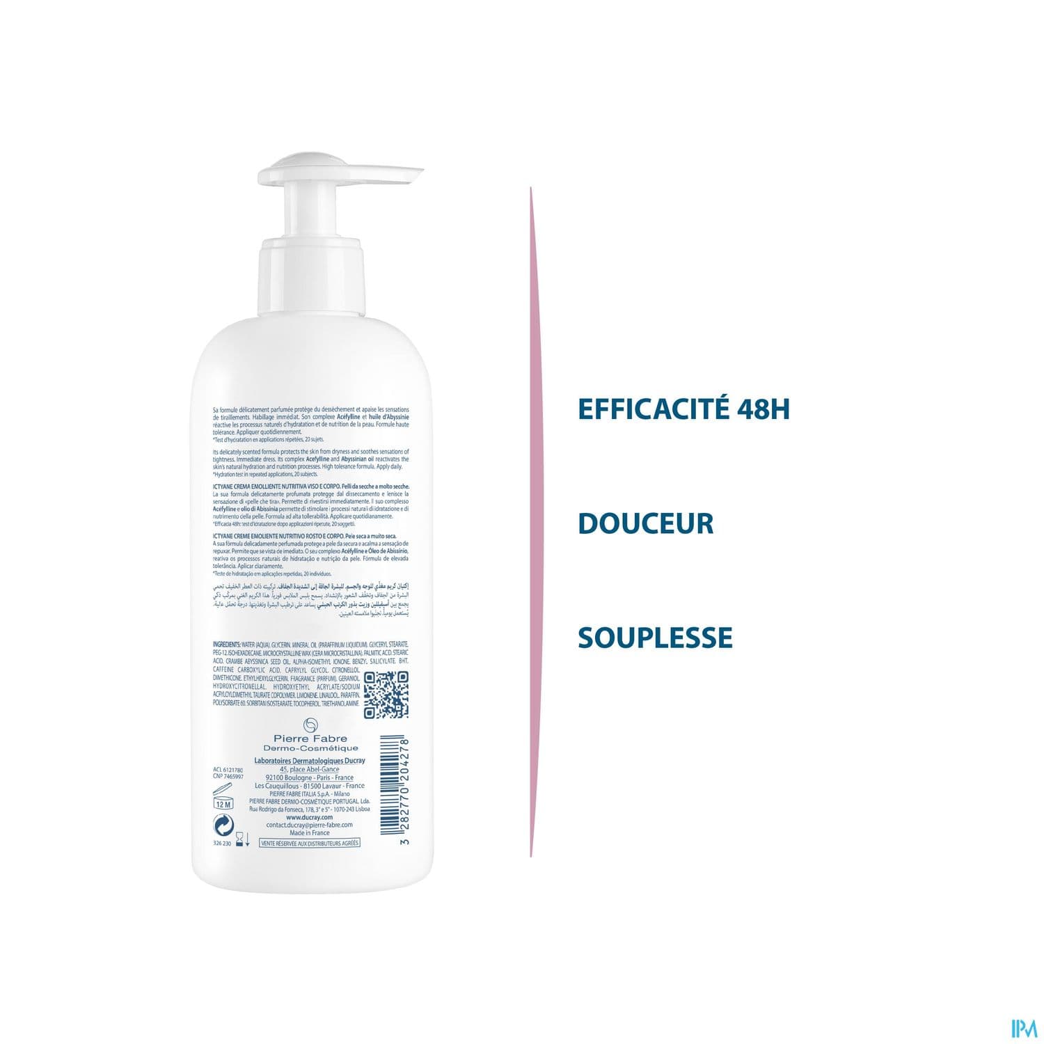 ICTYANE CR EMOL NUTRITIVE 400ML