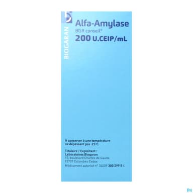 Alfa Amylase Bgr Conseil 200u Ceip/ml Sirop 200ml + Mesure