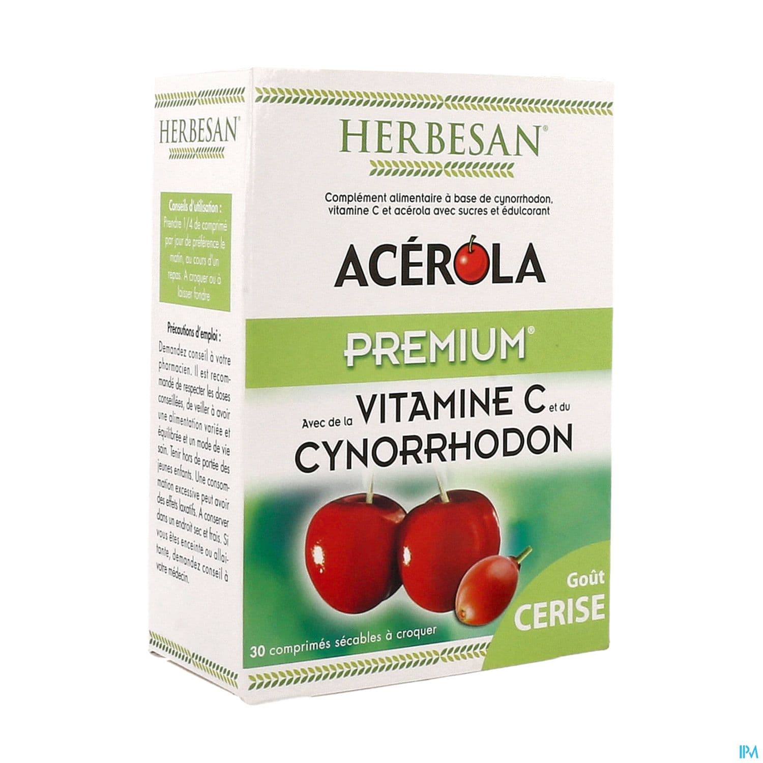 Herbesan Acerola Premium Comprime A Croquer 30