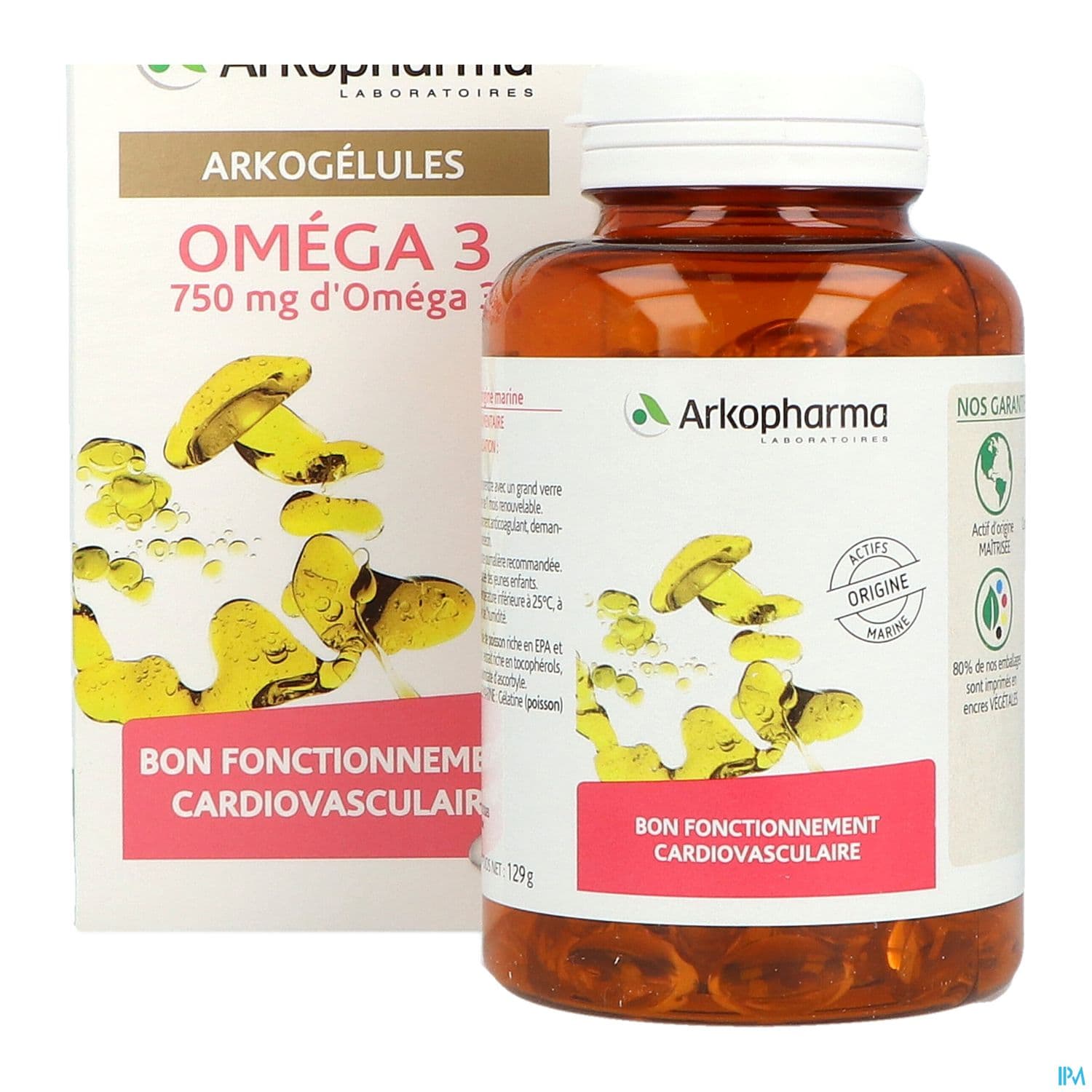 ARKOGELUKES OMEGA 3 MARINE CAPS FL/180