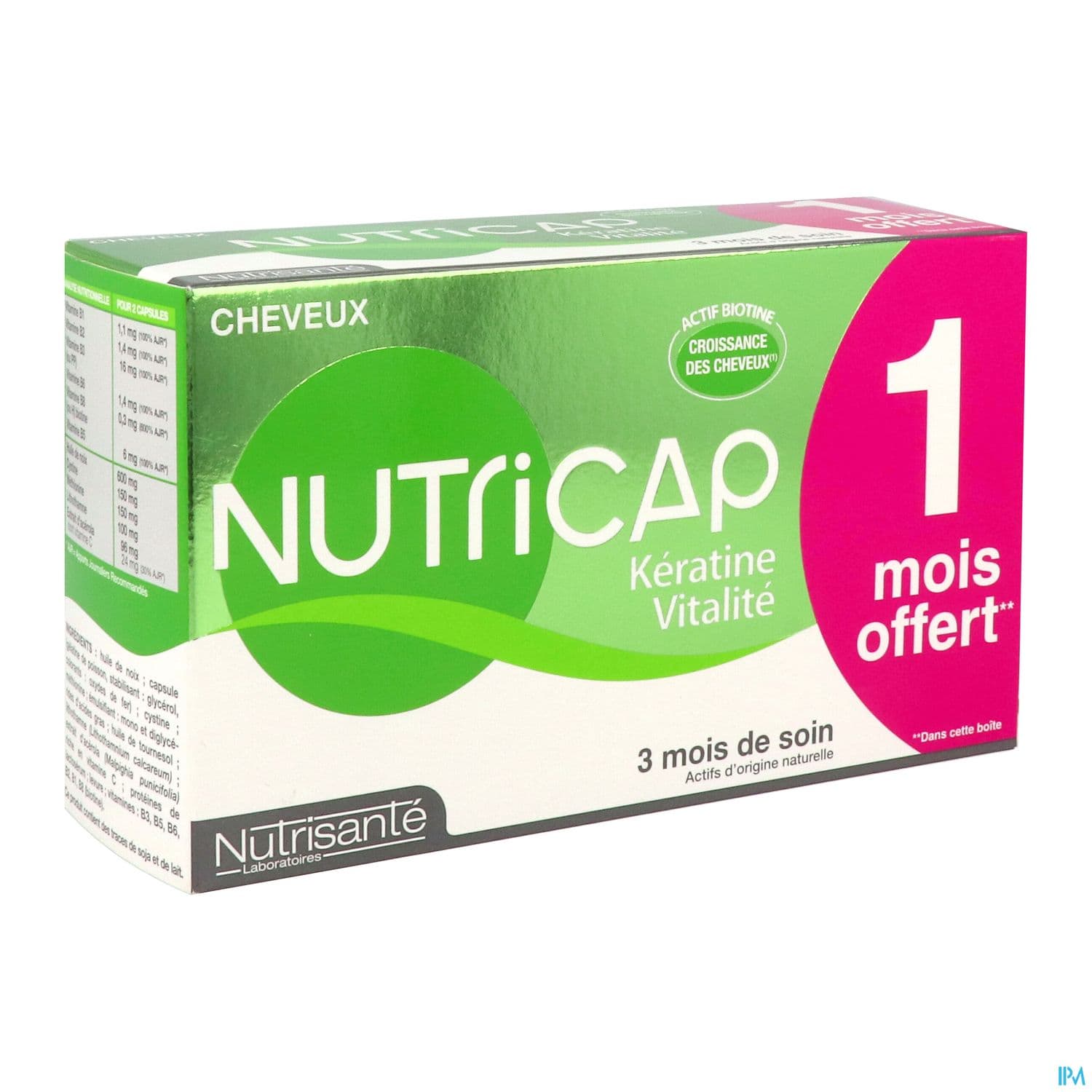 NUTRICAP KERATINE/VITALI CAPS90