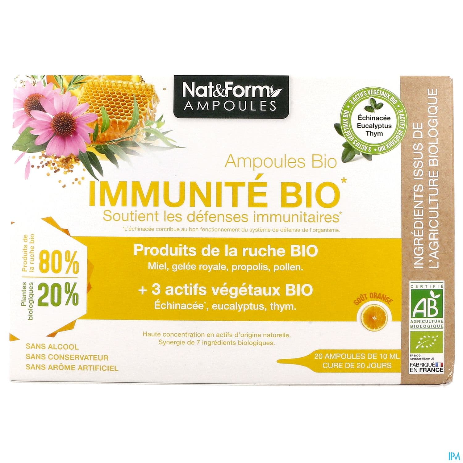 NAT&FORM BIO IMMUNITE AMP 20