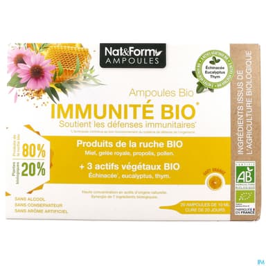 NAT&FORM BIO IMMUNITE AMP 20
