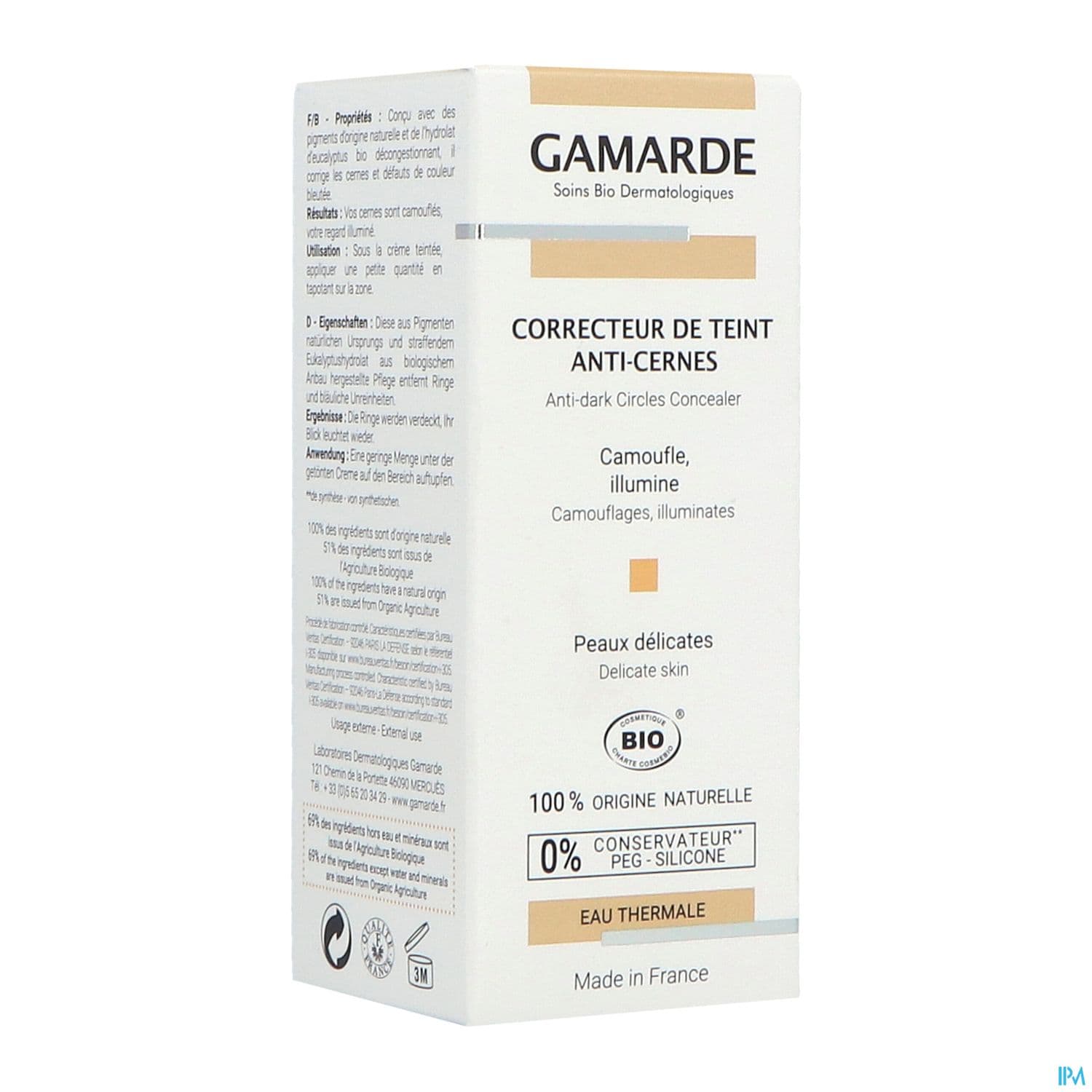 GAMARDE CORRECT TEINT A/CERNE 6G