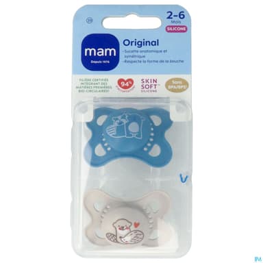 SUCET MAM ORIGIN NATUR SIL 2-6M X2