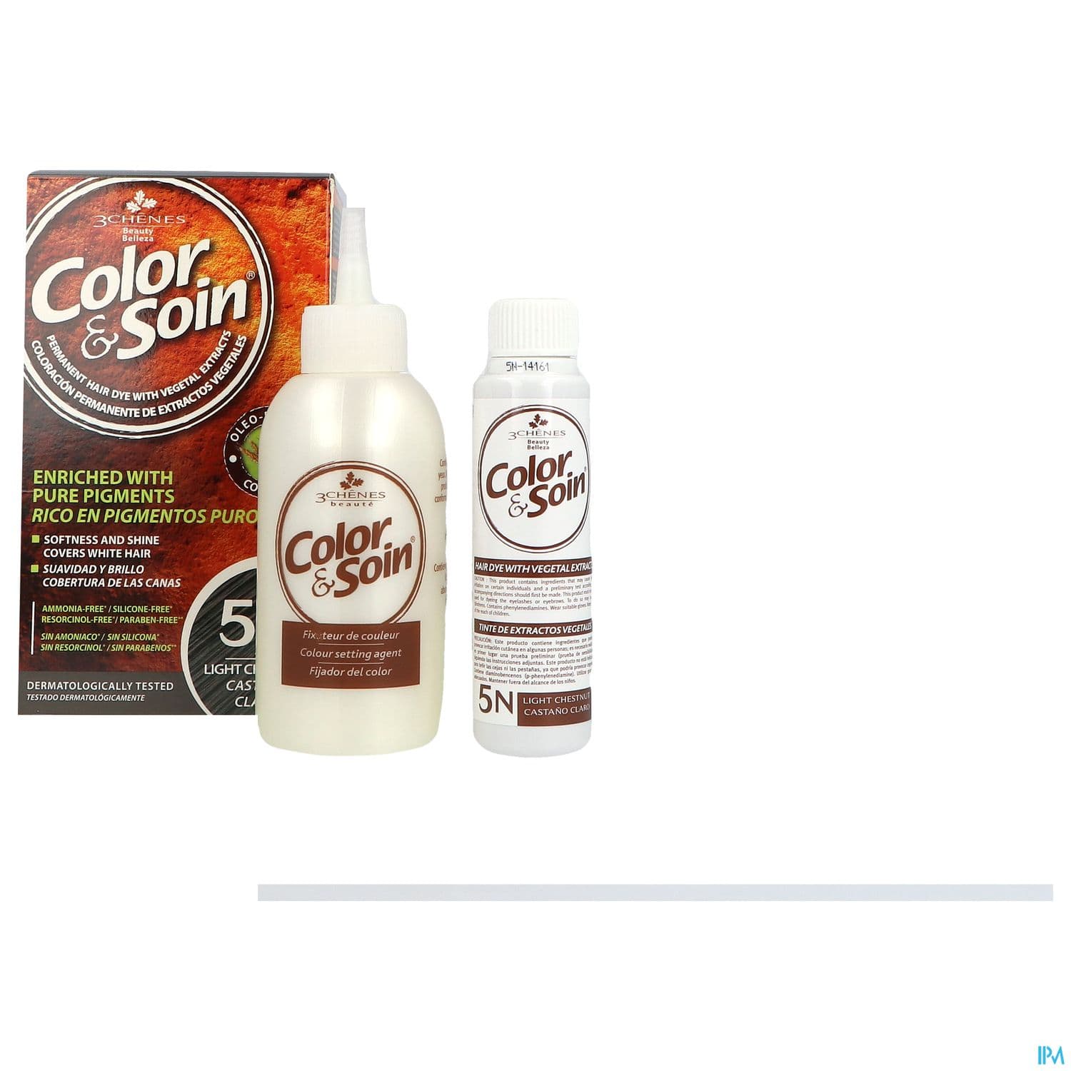 3 CHENES COLOR/SOIN CHAT CLAIR 5N