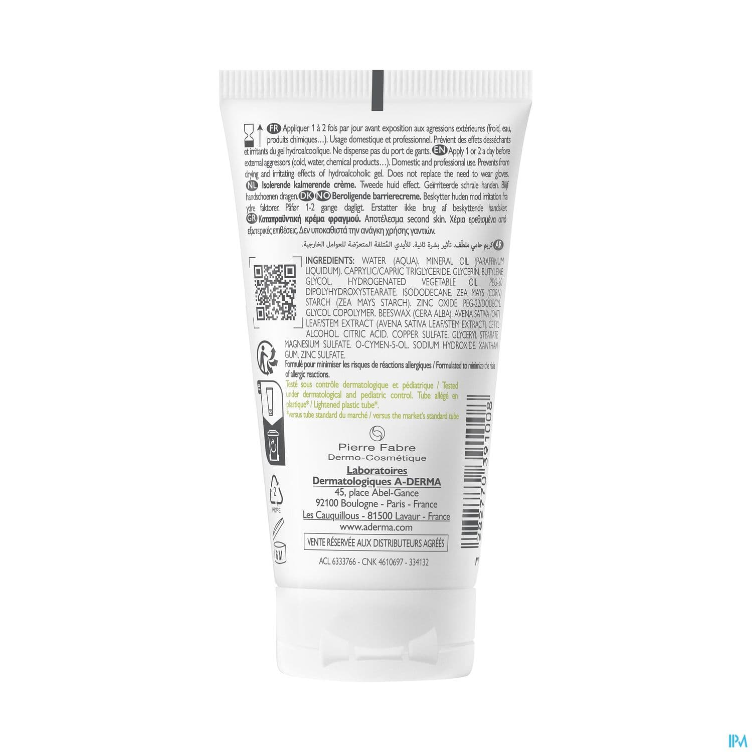 A-DERMA DERMALIBOUR+ BARR CR 50ML