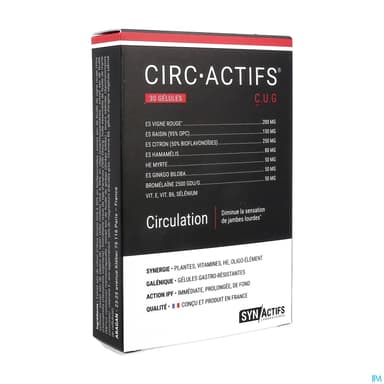 Synactifs Circ Actifs Gelule 30