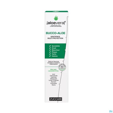 Aloevera Zuccari Naturancia Bucco Aloe Gel Dentifrice 100ml