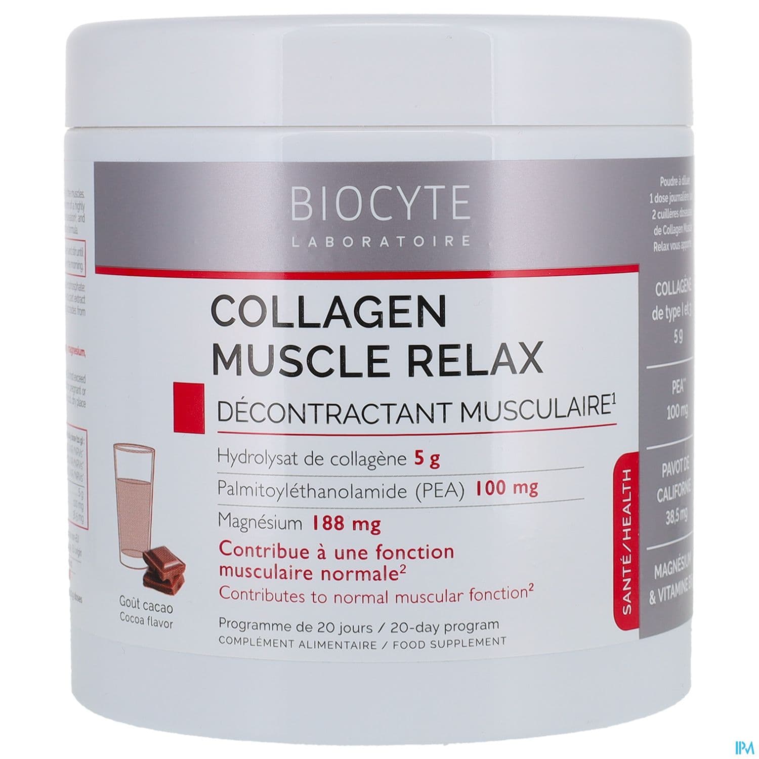 Biocyte Collagen Muscle Relax Poudre 220g