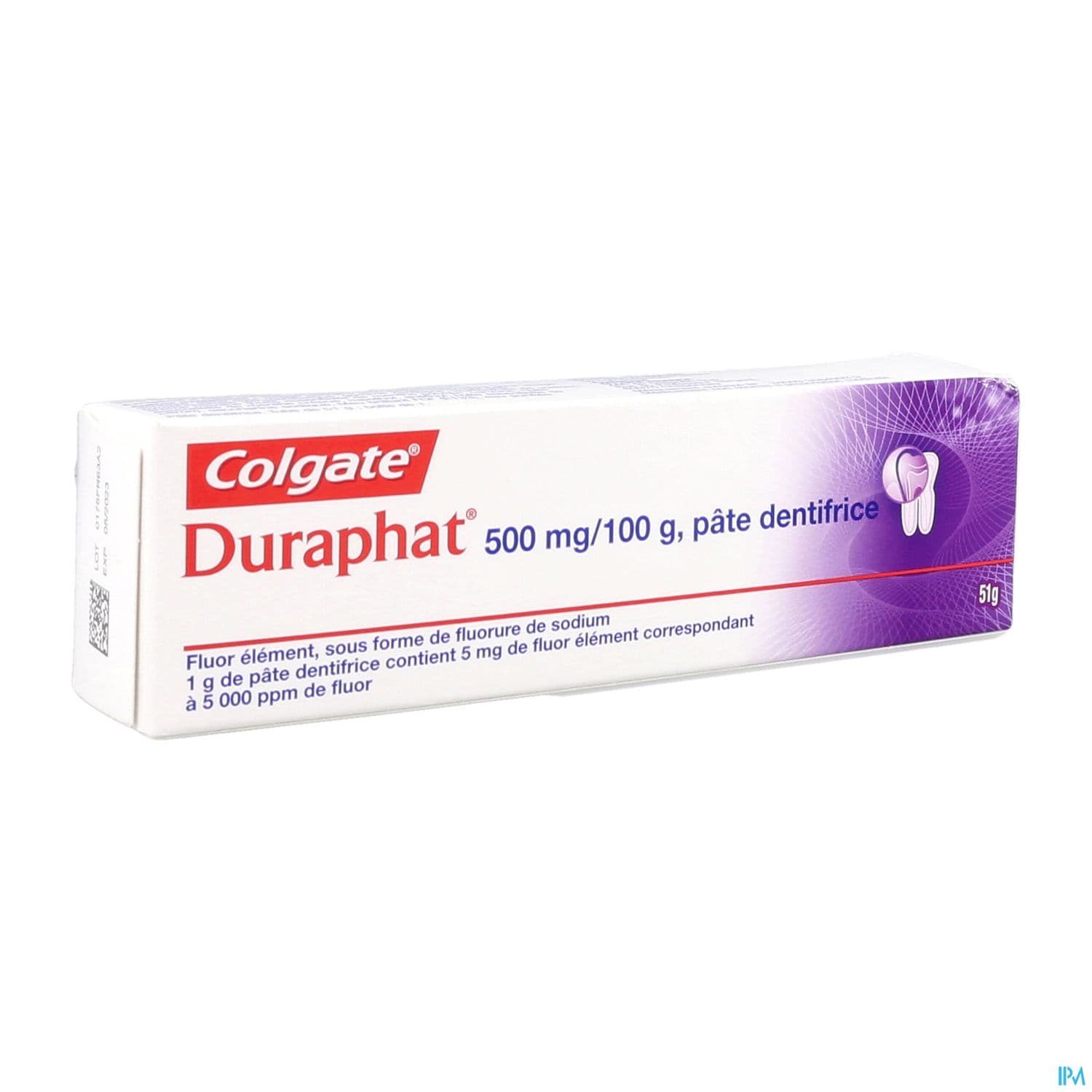 DURAPHAT 500MG/100G DENT TUB 51G