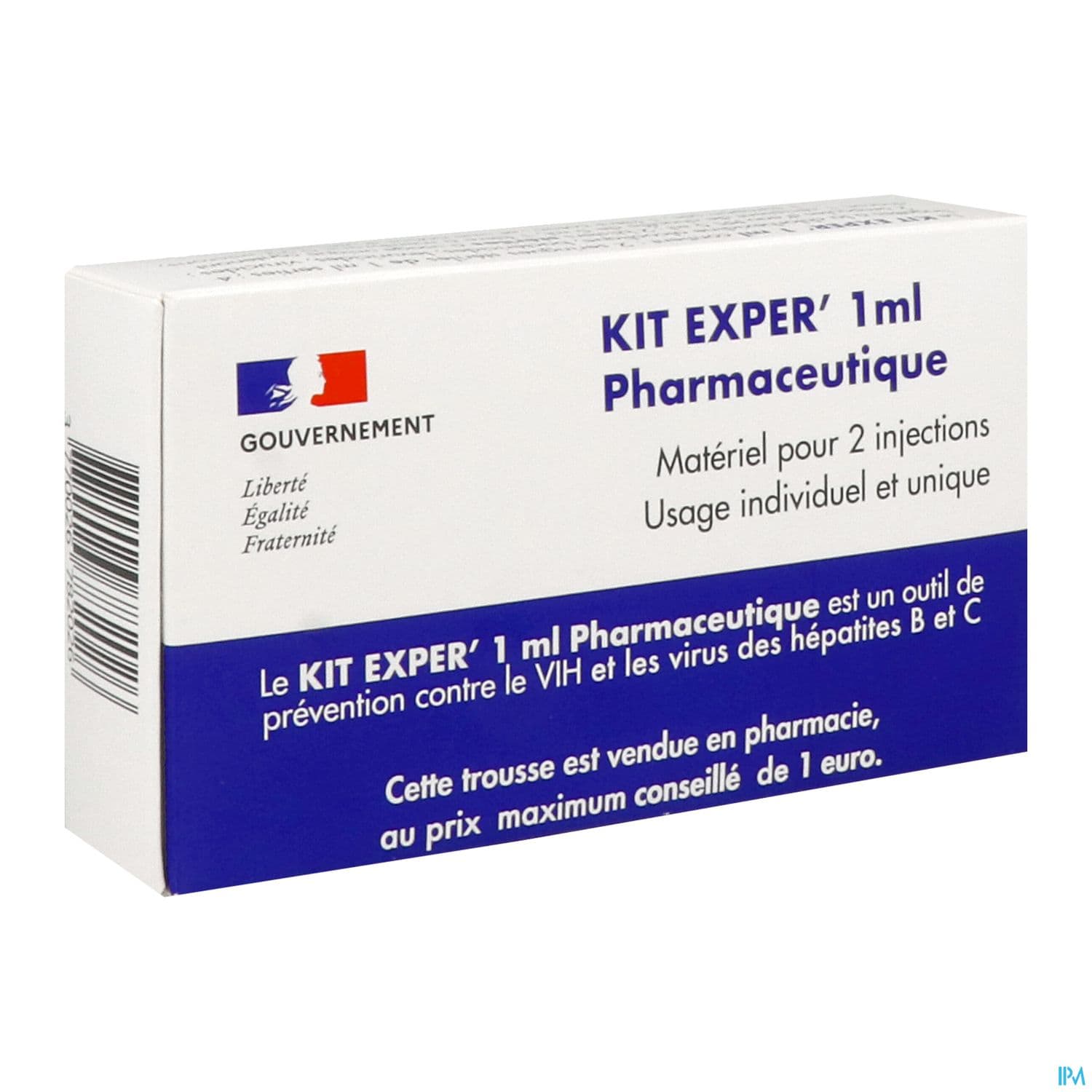 Edec Kit Exper' 1ml Pharmaceutique Trousse Prevention Sida Et Hepatites Pour Toxicomane 2