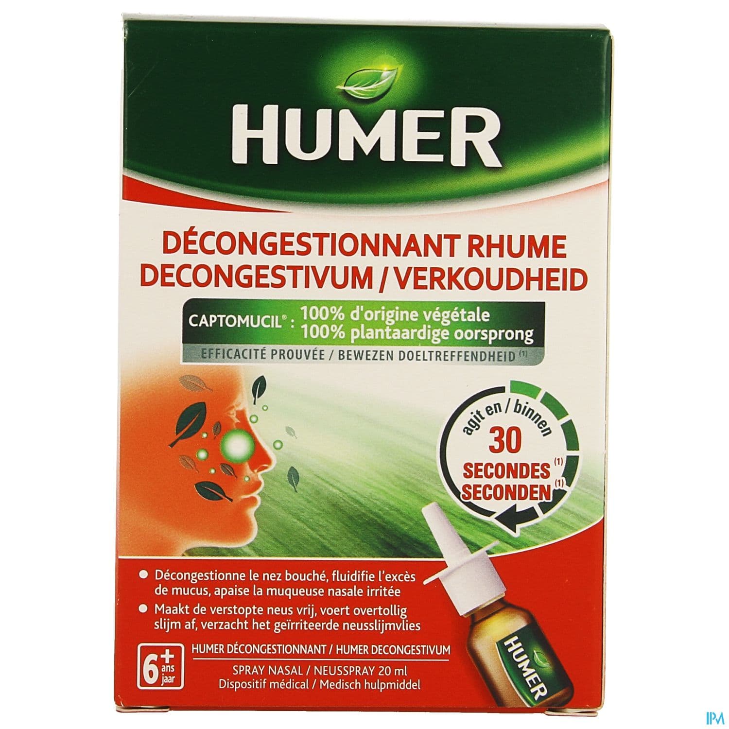 HUMER DECONGESTIONNANT SPR 20ML