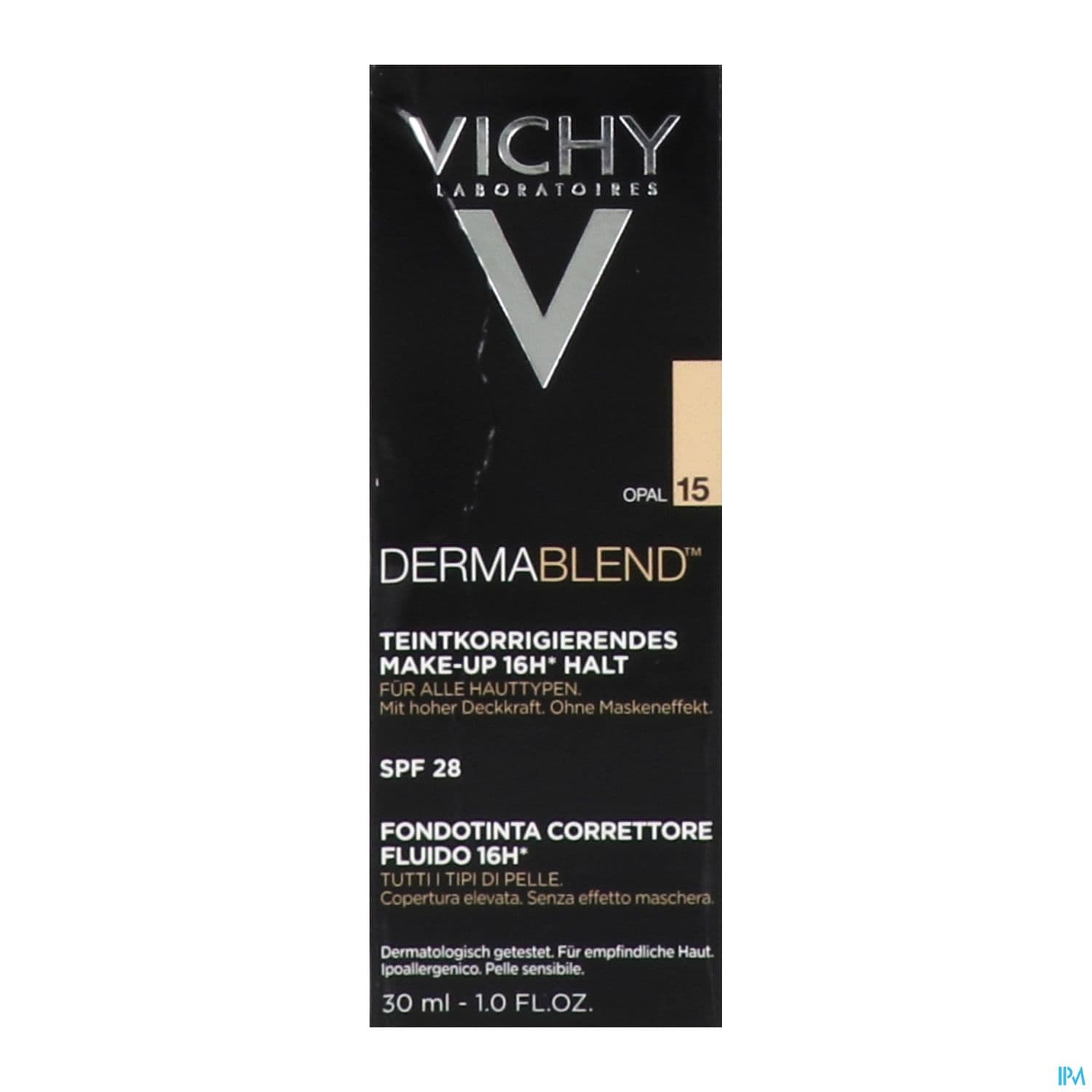 Vichy Dermablend Fluide Fond De Teint Correcteur 15 Opal 30ml